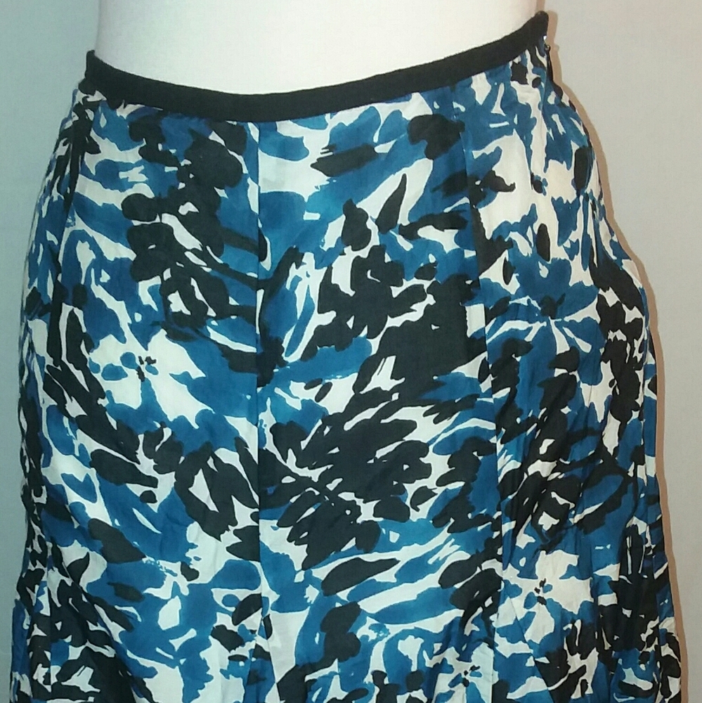 Charter Club Petite 2P Midi Skirt Ruffle bottom Fl